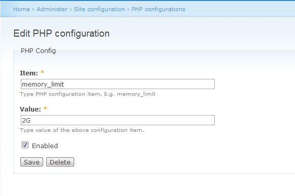 phpconfig